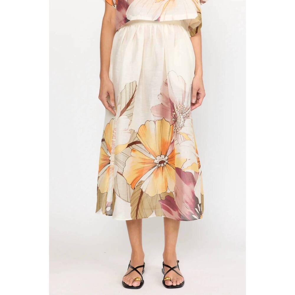 NEW CHRISTY LYNN trina skirt in eden ivory